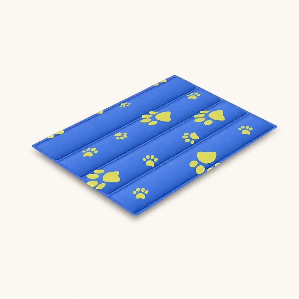 Giftfri husdjursmatta tillverkad av punkteringsresistenta material och säker Ice Tech Cooling Gel för hundar - vivaessencepet
