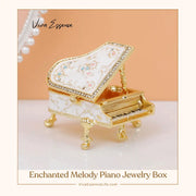 1. Elegant piano jewelry box in a lacquered wood finish, a timeless piece of antique style storage by vivaessencepet