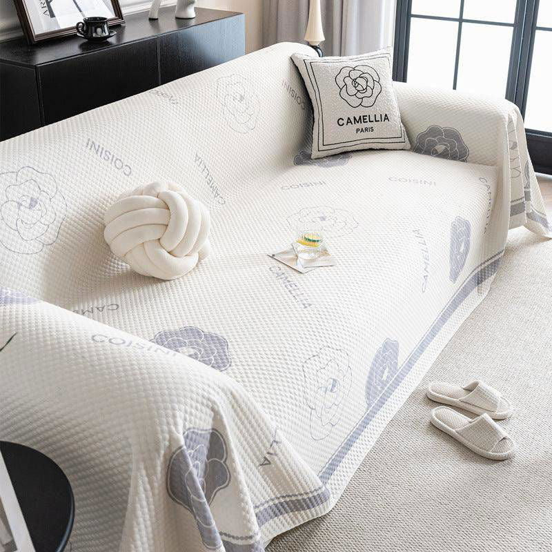 Machine washable chic summer cooling sofa cover ensuring effortless grace and simple care - vivaessencepet