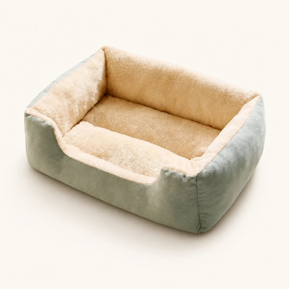 Morbido interno in peluche della cuccia casetta per animali Cozy Haven per un riposo raccolto e comodo - vivaessencepet