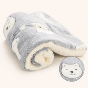 Tapis douillet lavable pour l’éducation et le sommeil des animaux, en flanelle douce - vivaessencepet