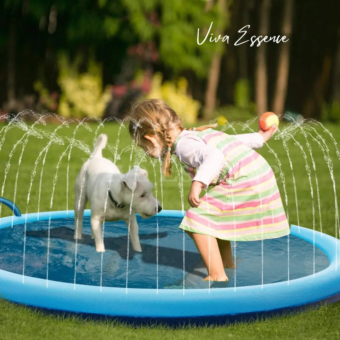 AquaPaw Splash & Play Sprinkler Mat - -Viva Essence Pet