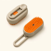 Brosse de massage pulvérisatrice pour animaux pour le toilettage - routine de toilettage assistée par pulvérisation - vivaessencepet
