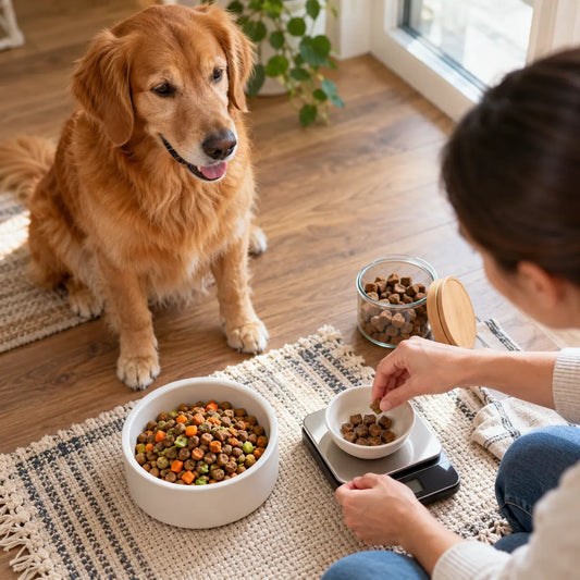 10% 犬のおやつのルール：おやつのカロリーを計算する