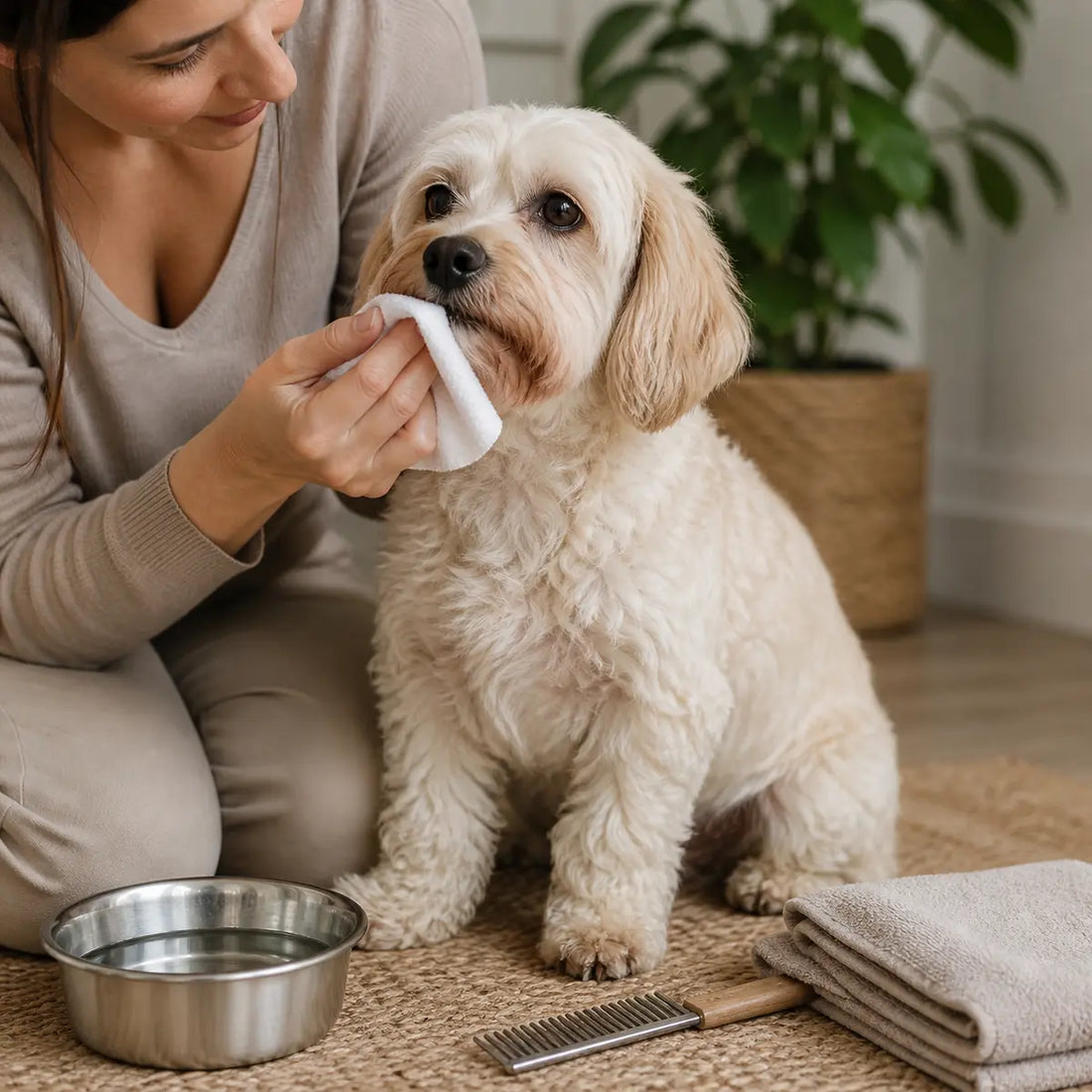 So lassen sich Bartverfärbungen beim Hund sicher entfernen: Pflegeanleitung