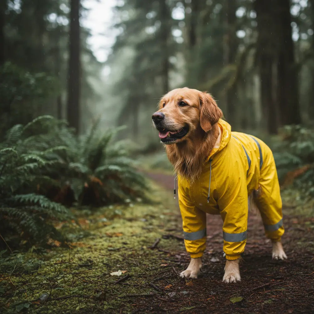 Best Raincoats for Golden Retrievers 2025-Viva Essence Pet