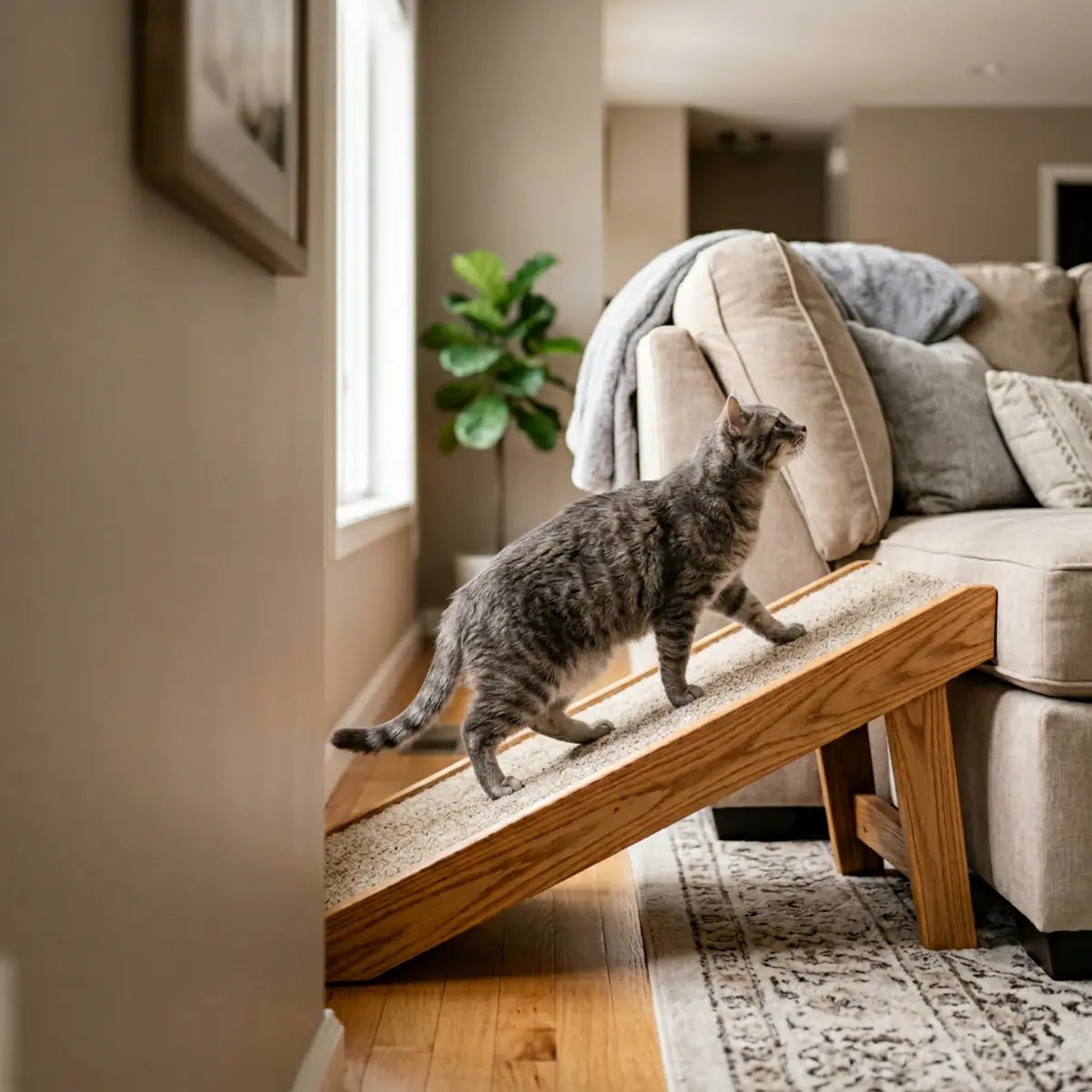 We Tested Vet-Approved Home Mods for Senior Cat Mobility