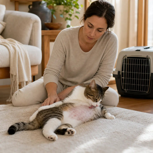 Cat Belly Overgrooming: Allergy, Pain, or Stress?
