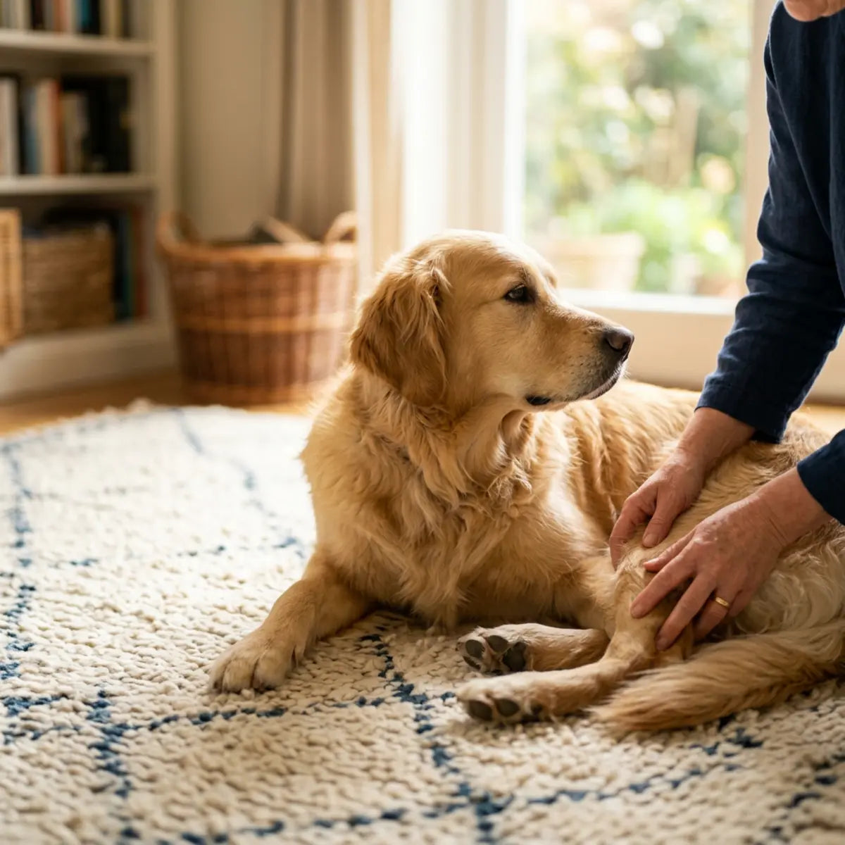 Gonflement du jarret chez le chien sans douleur : guide de surveillance fondé sur les conseils d’un vétérinaire