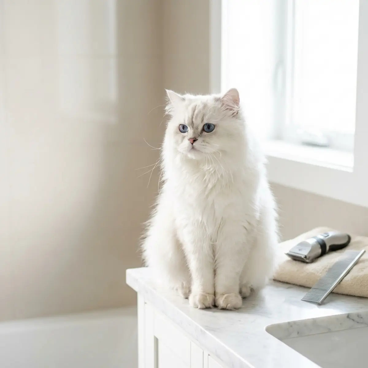 The Sanitary Trim: Keeping Long-Haired Cats Mat-Free and Clean
