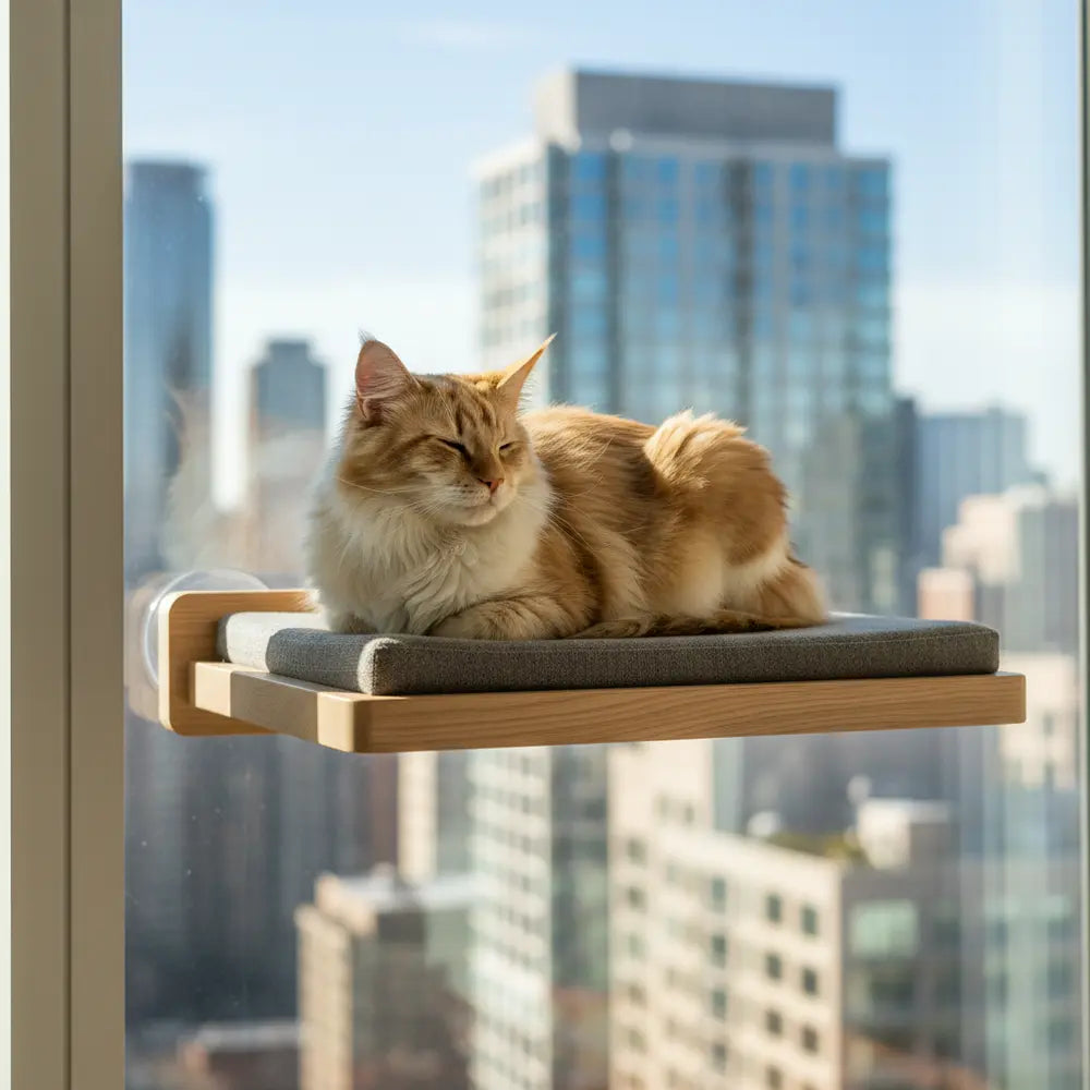 Guia de segurança e design para repisas de janela para gatos em 2025-Viva Essence Pet