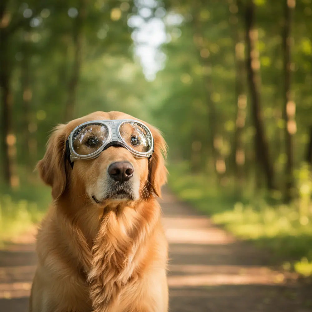 Brauchen Hunde eine Schutzbrille? Leitfaden zum UV-Augenschutz - Viva Essence Pet