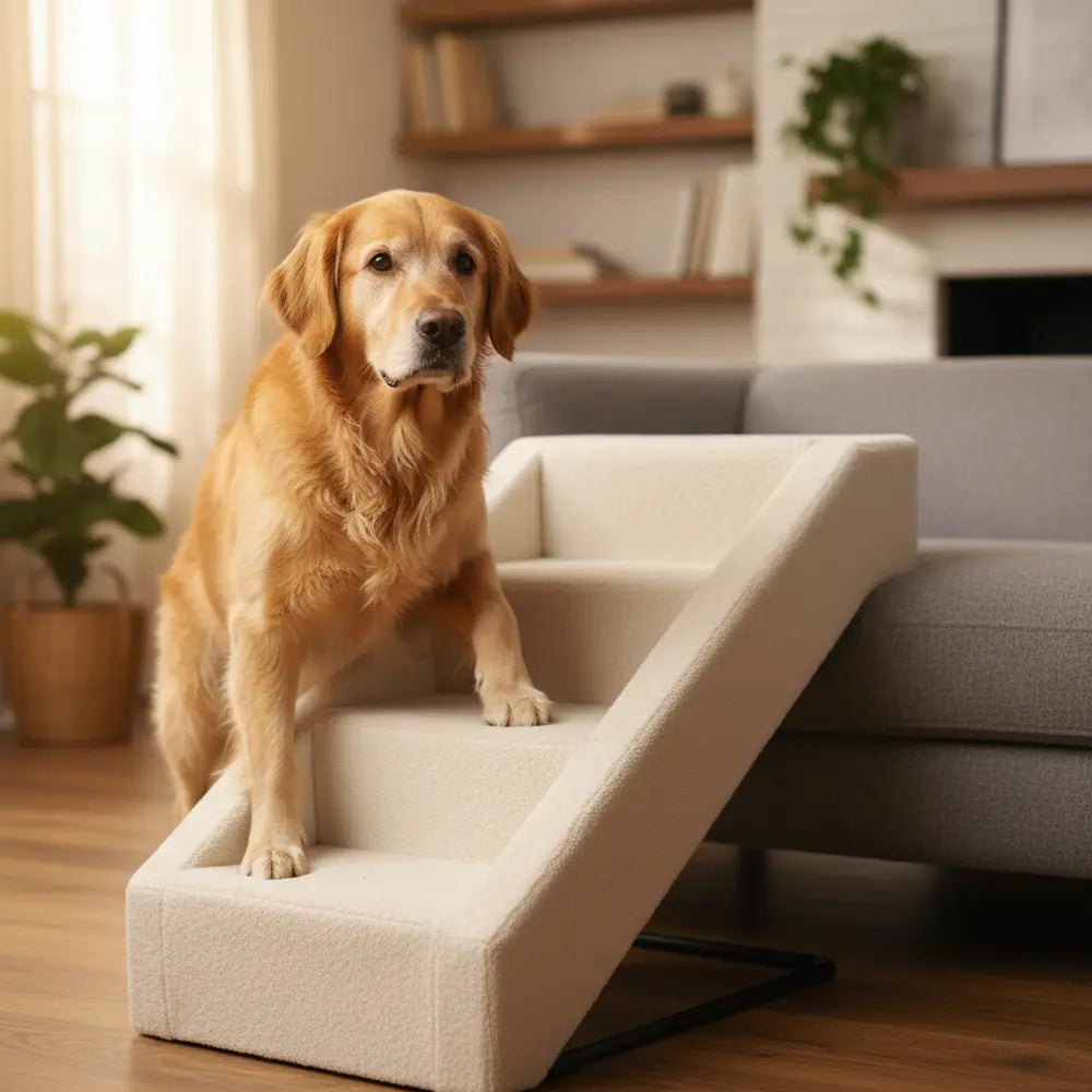 As Escadas para Animais de Estimação São Boas para as Articulações dos Cães? Dicas do Veterinário-Viva Essence Pet
