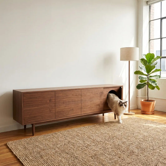 Hidden in Plain Sight: Odor-Free & Stylish Cat Litter Ideas