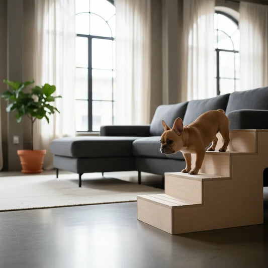 Stylish DIY Dog Stairs for Your Sofa