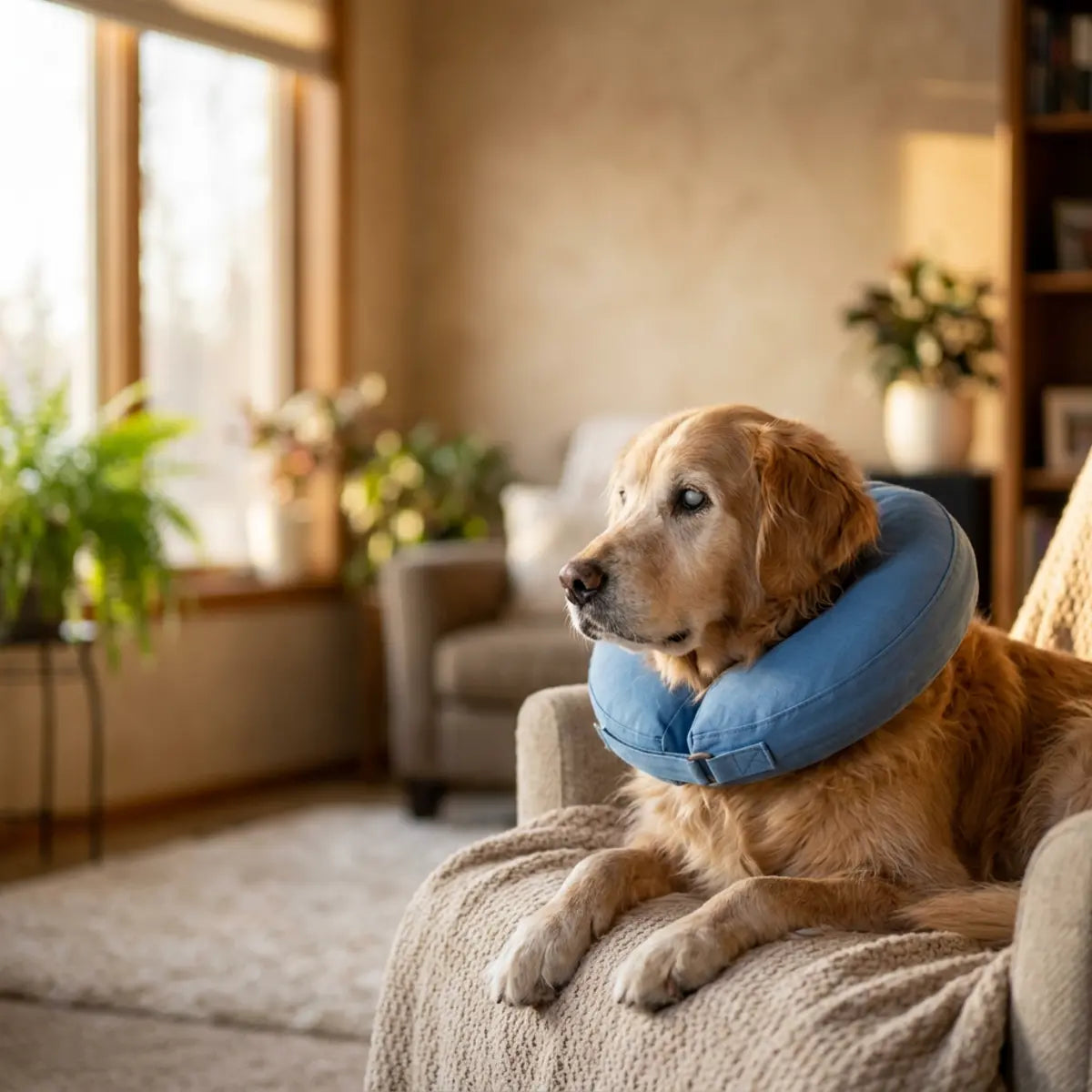 Wir haben den Kopfschutz für blinde Hunde in den ersten 14 Tagen verglichen