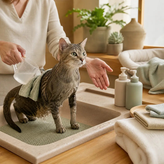 How to Bathe a Cat Without Force or Scratches: Low-Stress Guide
