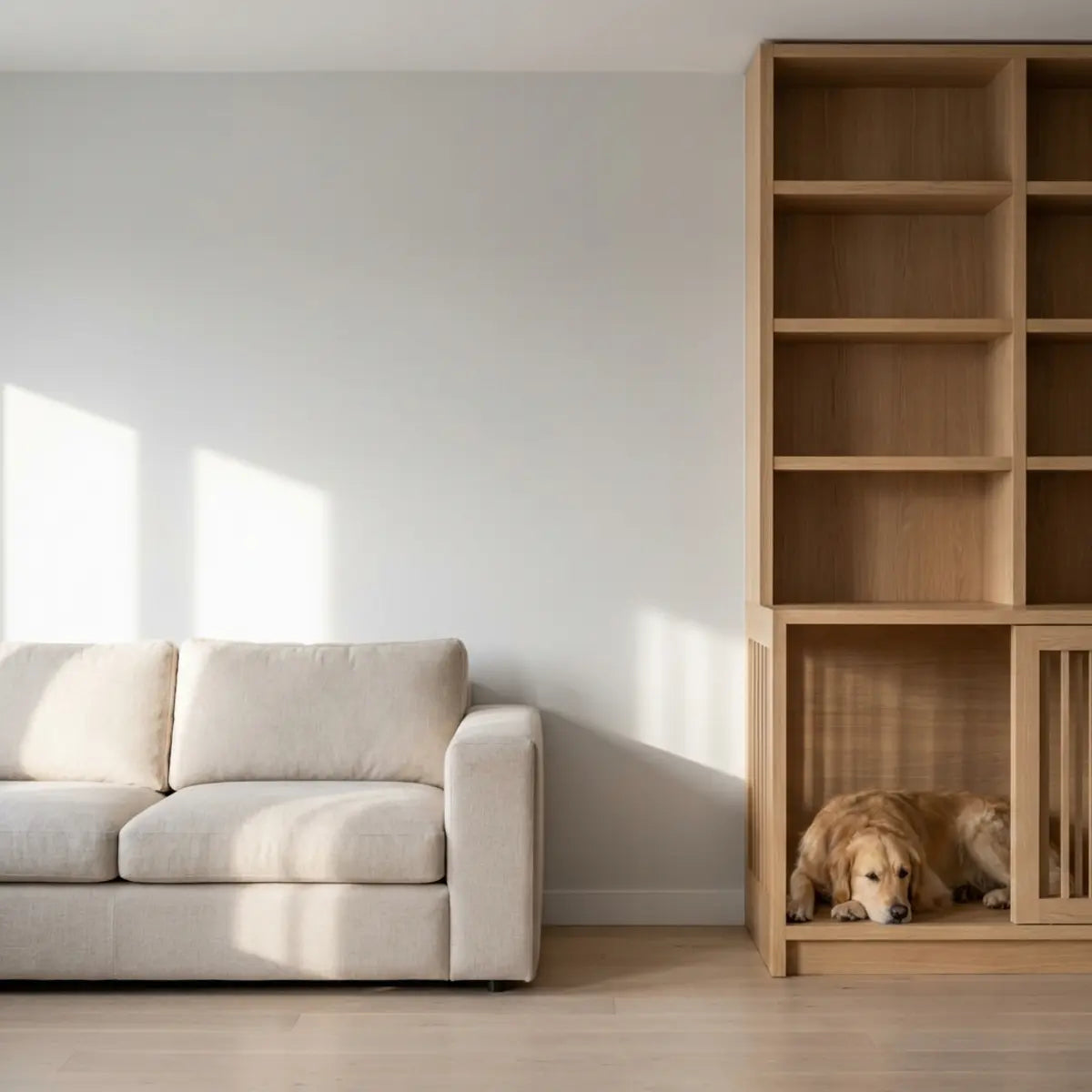 Die Höhleninstinkt: Gestalten Sie eine luxuriöse Rückzugsoase für die Hundebox