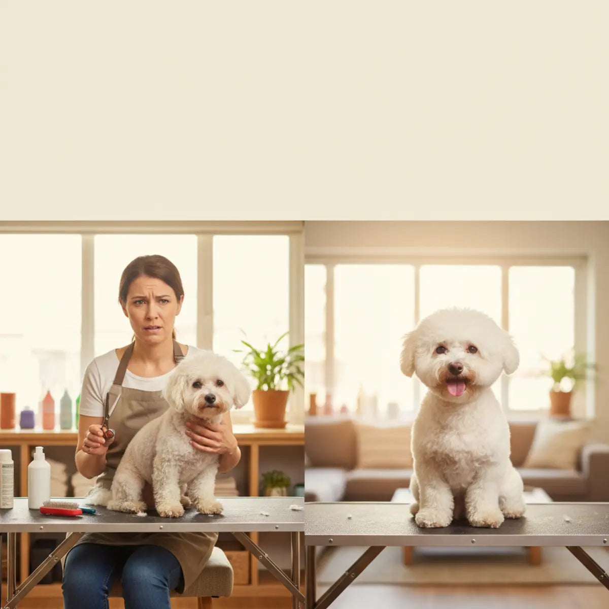 De vanligaste misstagen vid pälsvård av bichon och hur du åtgärdar dem