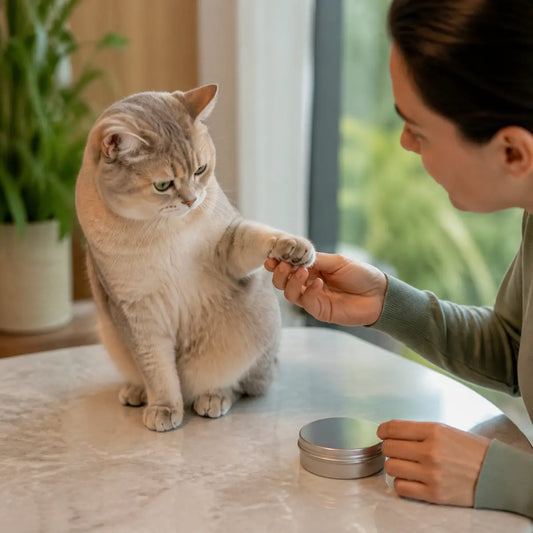 O bálsamo para as patas é seguro para gatos? Guia para uma lambidela segura