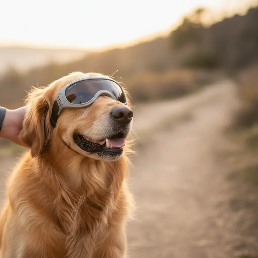 Proteggere gli occhi del tuo cane dal sole: occhiali protettivi e non solo - Viva Essence Pet