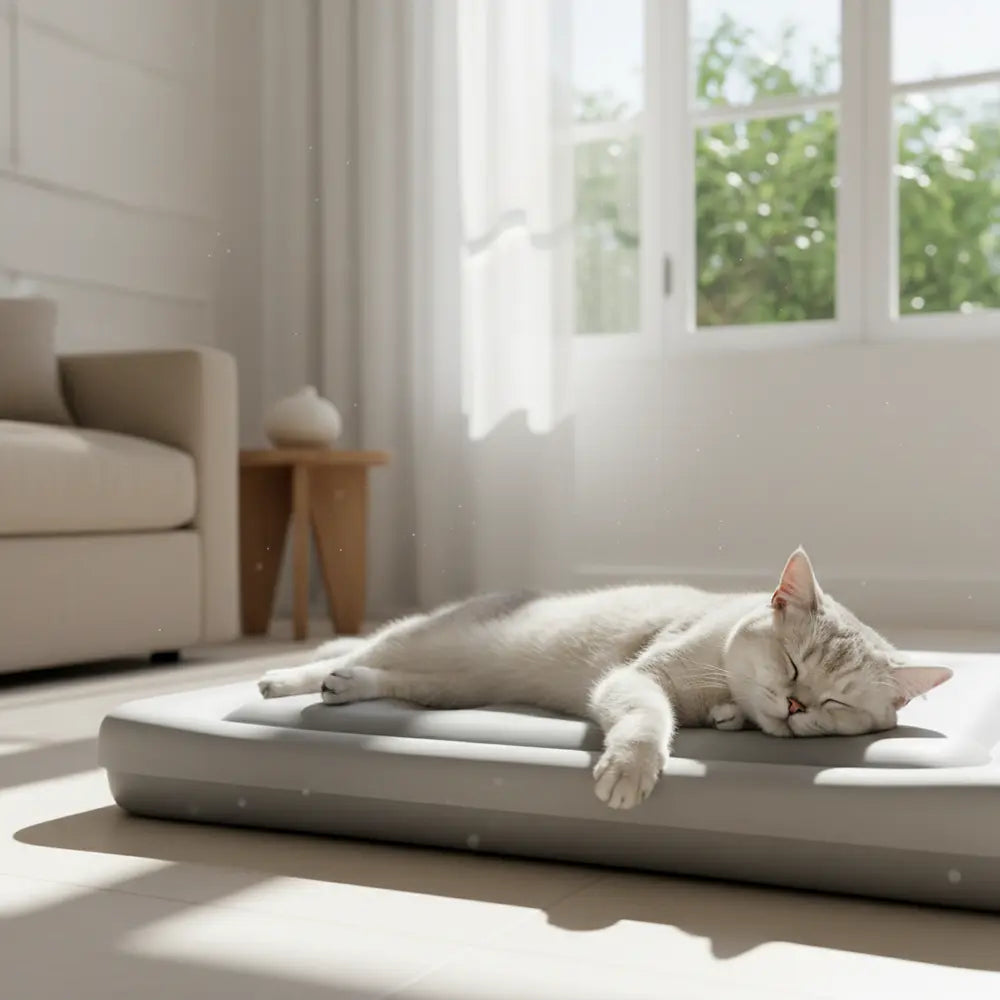 Why a Water Bed Could Be Your Cat’s Summer Luxury-Viva Essence Pet