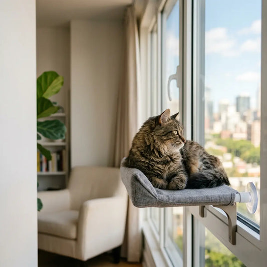 Perchoirs de fenêtre pour chats sans vis : test de sécurité pour locataires