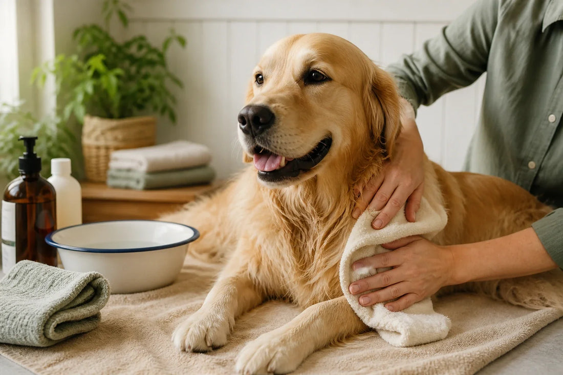 Giftefeuöl vom Hund abwaschen, ohne es zu verteilen