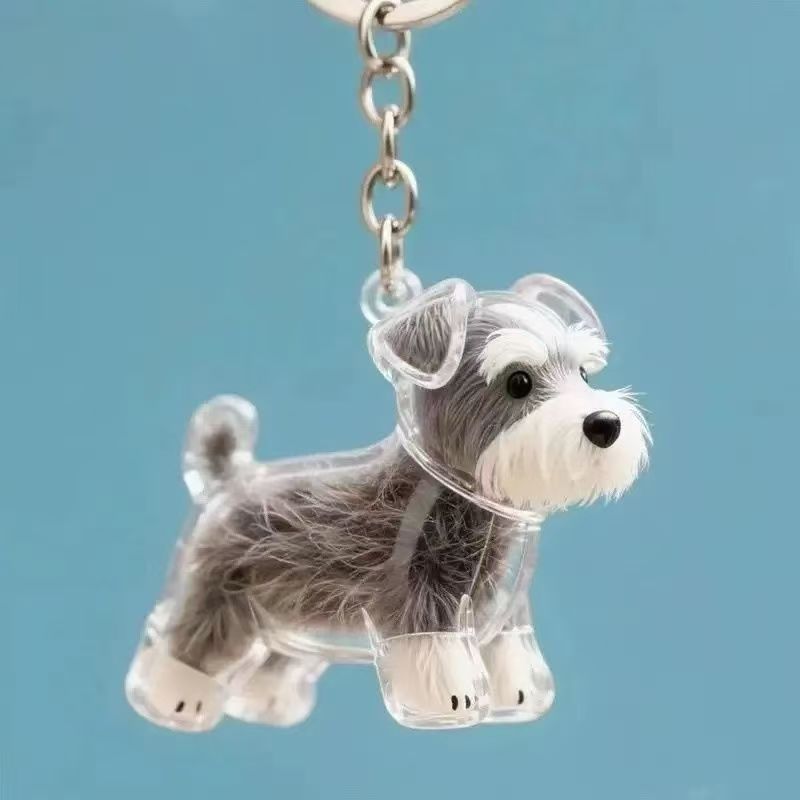 Ever-With-Me pet fur keepsake keychain with clear capsule for treasured fur - vivaessencepet