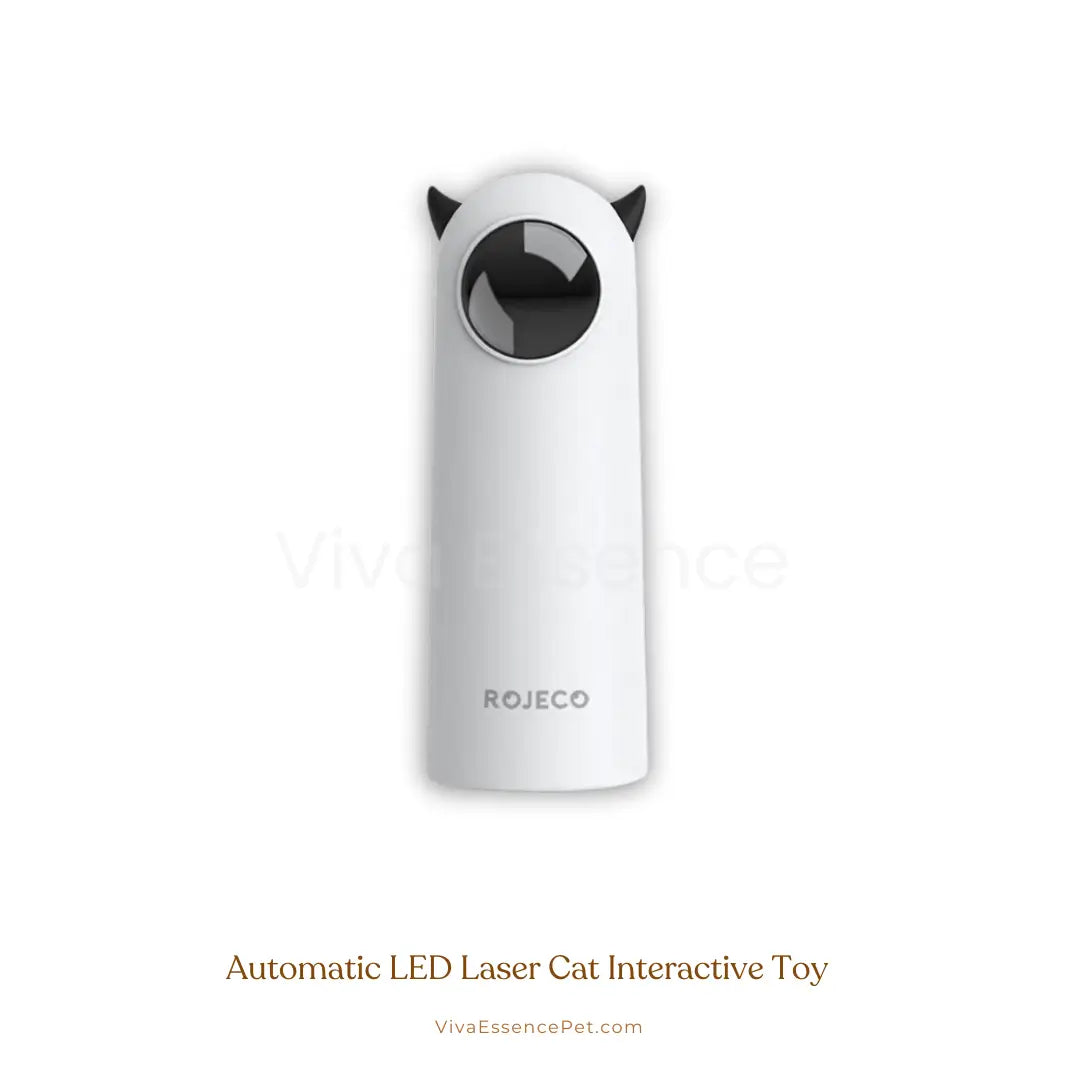 Brinquedo laser automático para gatos Whisker Play, elegante, com design moderno e minimalista para animais de interior - vivaessencepet