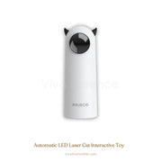 Whisker Play automatic laser cat toy with a sleek modern design for active indoor cats - vivaessencepet