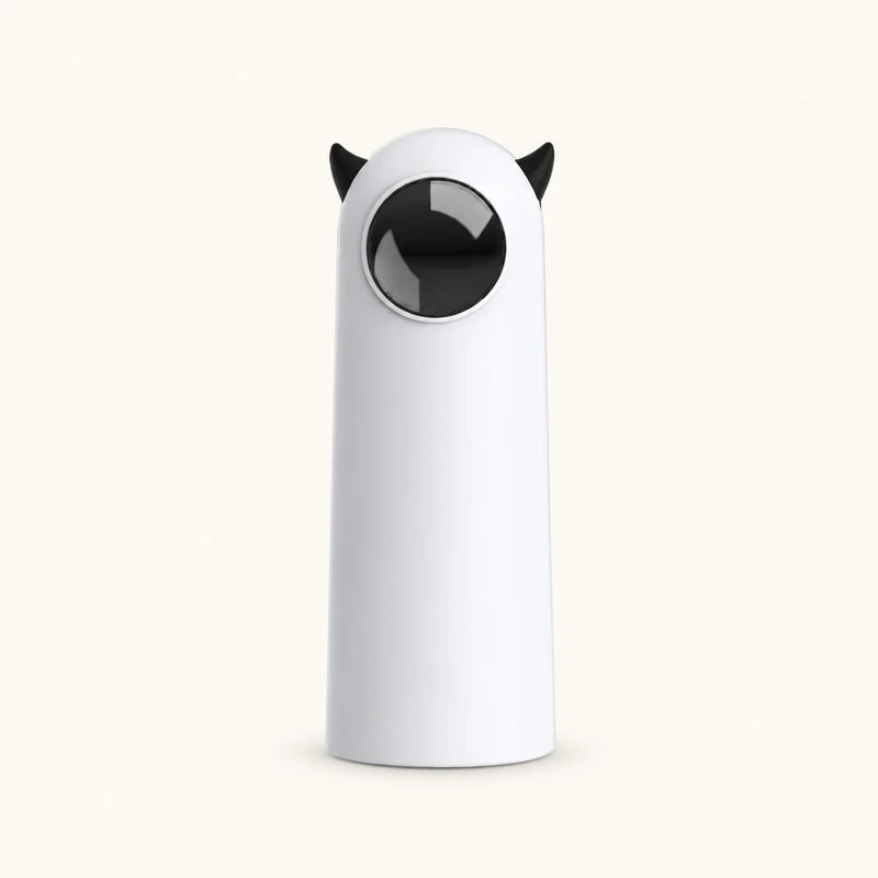 Sleek Whisker Play automatic laser cat toy in a modern, minimalist design for indoor pets - vivaessencepet