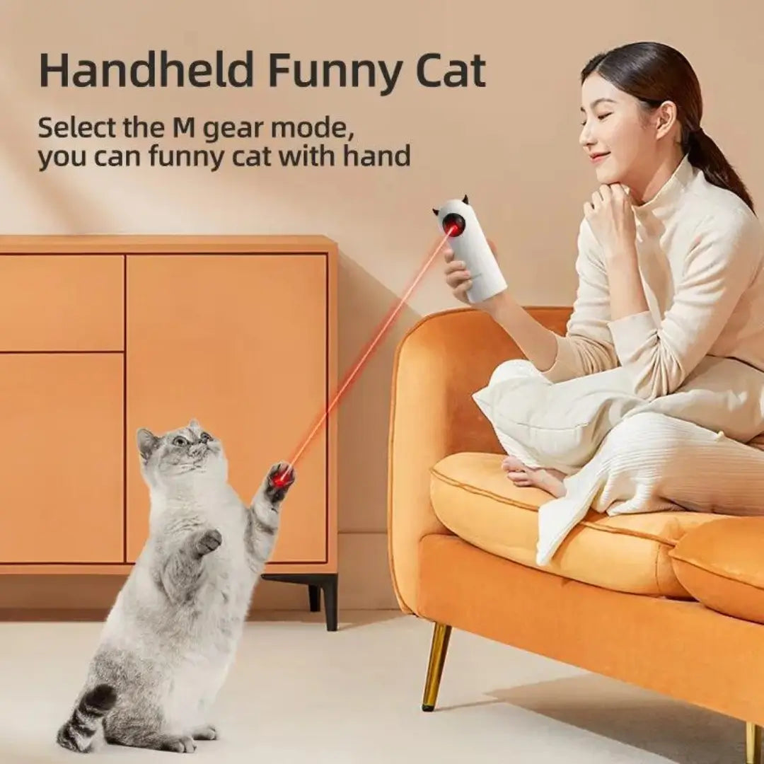 Automatic LED Laser Cat Interactive Toy - Viva Essence