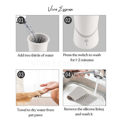 Automatic Pet Paw Cleaner Cup - Viva Essence