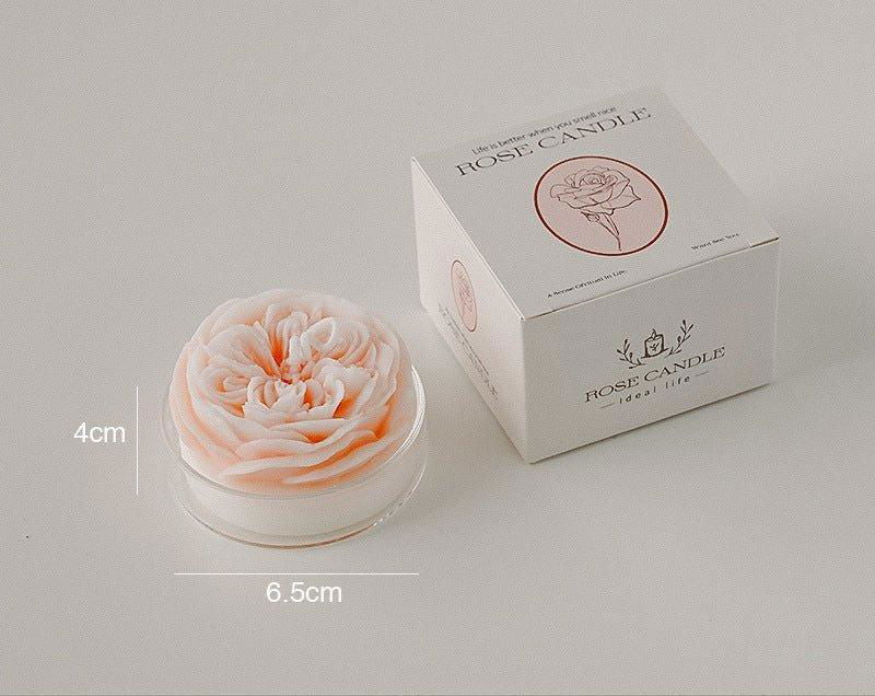 Blossom Whisper Aromatherapy Candle Sets - Rose Candle Light Pink (Fragrance: Berlin Girls) Viva Essence