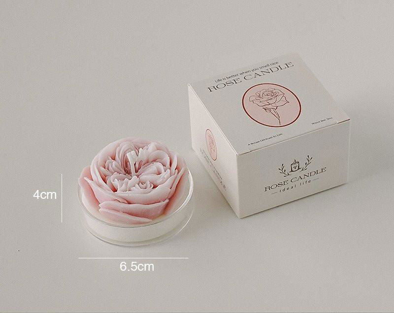 Blossom Whisper Aromatherapy Candle Sets - Rose Candle Morandi Pink (Fragrance: Oregano and Narcissus) Viva Essence