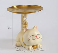 Fishtail Cat Tray Beige