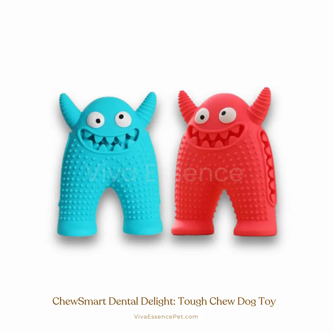 ChewSmart Dental Delight: Tough Chew Dog Toy - Combo Viva Essence