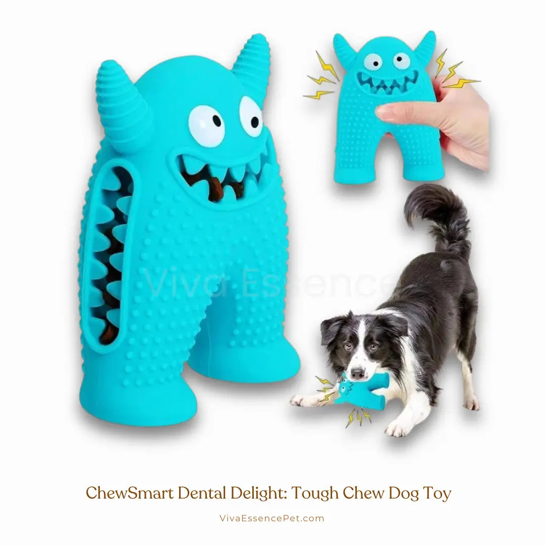 ChewSmart Dental Delight: Tough Chew Dog Toy - Viva Essence