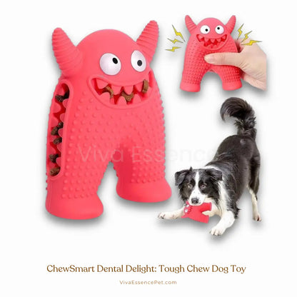 ChewSmart Dental Delight: Tough Chew Dog Toy - Viva Essence