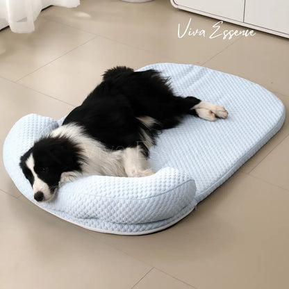 ChillBuddy Pet Cooling Bed: Cool Comfort Deluxe - Blue Viva Essence