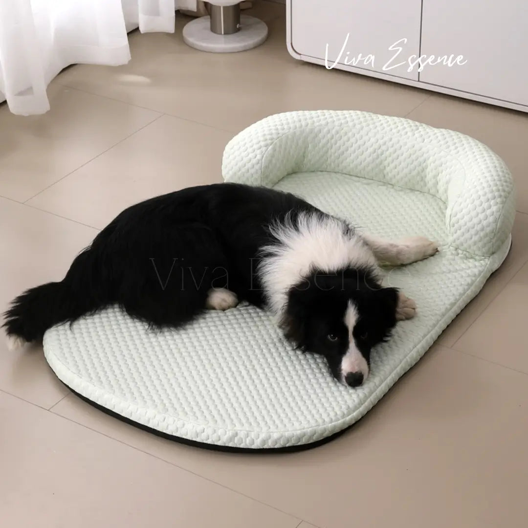 ChillBuddy Pet Cooling Bed: Cool Comfort Deluxe - Green Viva Essence