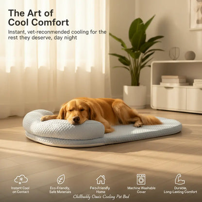 Chillbuddy Oasis Cooling Pet Bed - -Viva Essence Pet