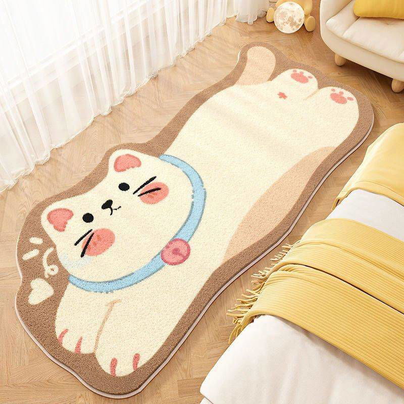 Cozy Cat Comfort Rug - Lying White Cat Viva Essence