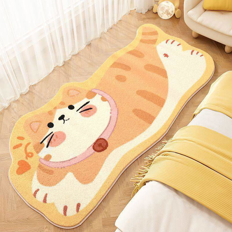 Tapis pour chat ludique avec une texture douce façon cachemire, apportant une chaleur douillette à tout décor de salon - vivaessencepet