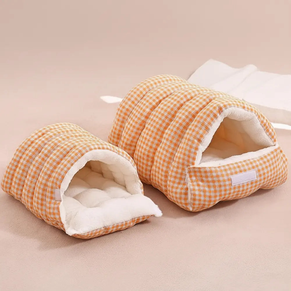 Cozy Cave Pet Bed for Security & Warmth - -Viva Essence Pet