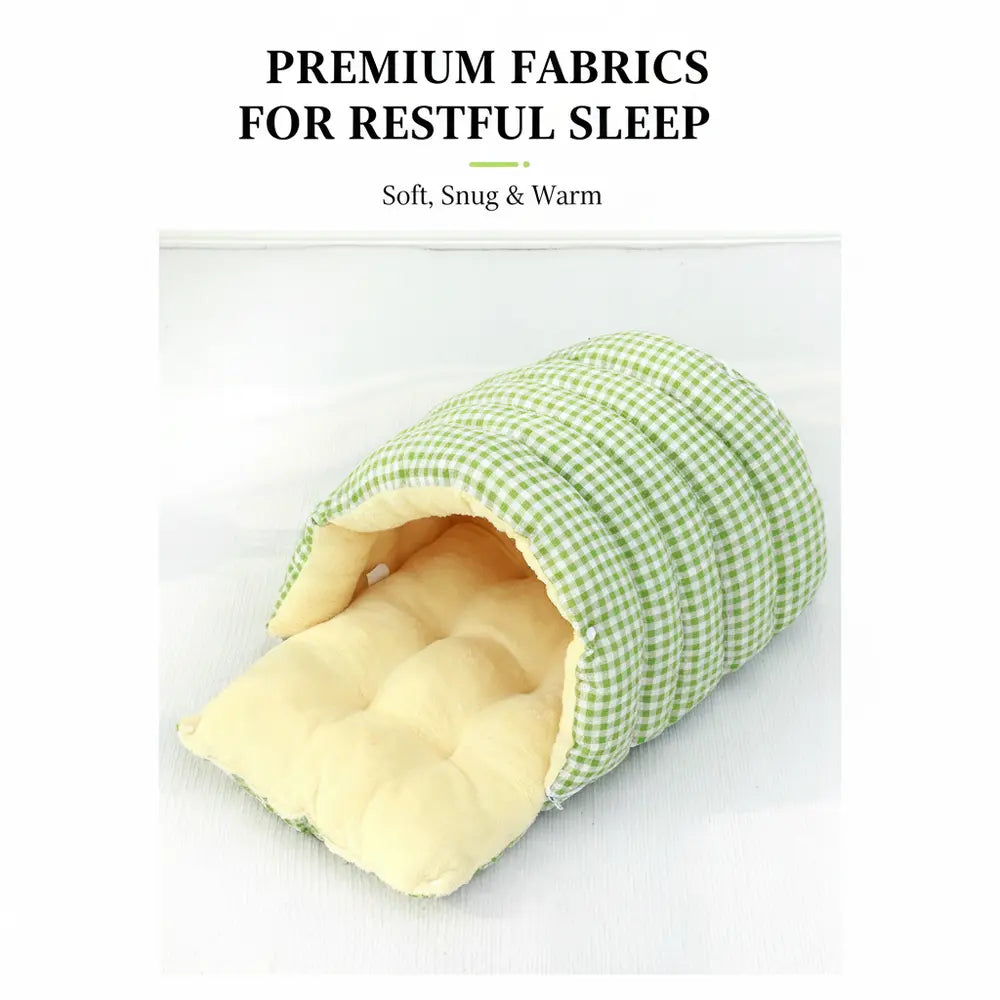 Cozy Cave Pet Bed for Security & Warmth - -Viva Essence Pet