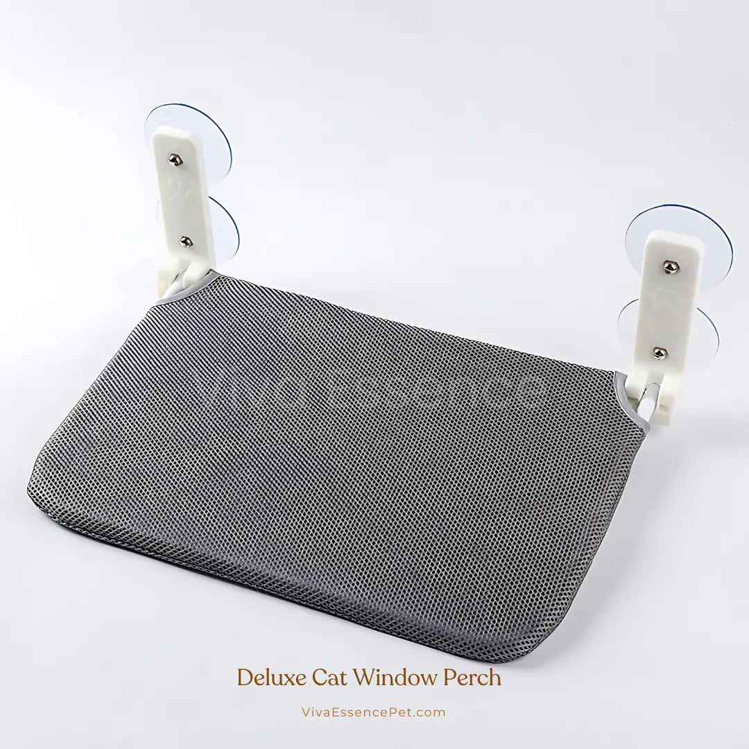 Cat Window Perch Hammock - window perch for bird-watching enrichment - vivaessencepet