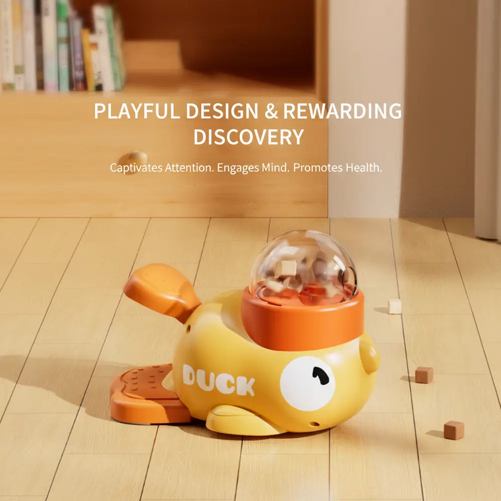 Duck Puzzle Feeder for Playful Mealtimes - -Viva Essence Pet
