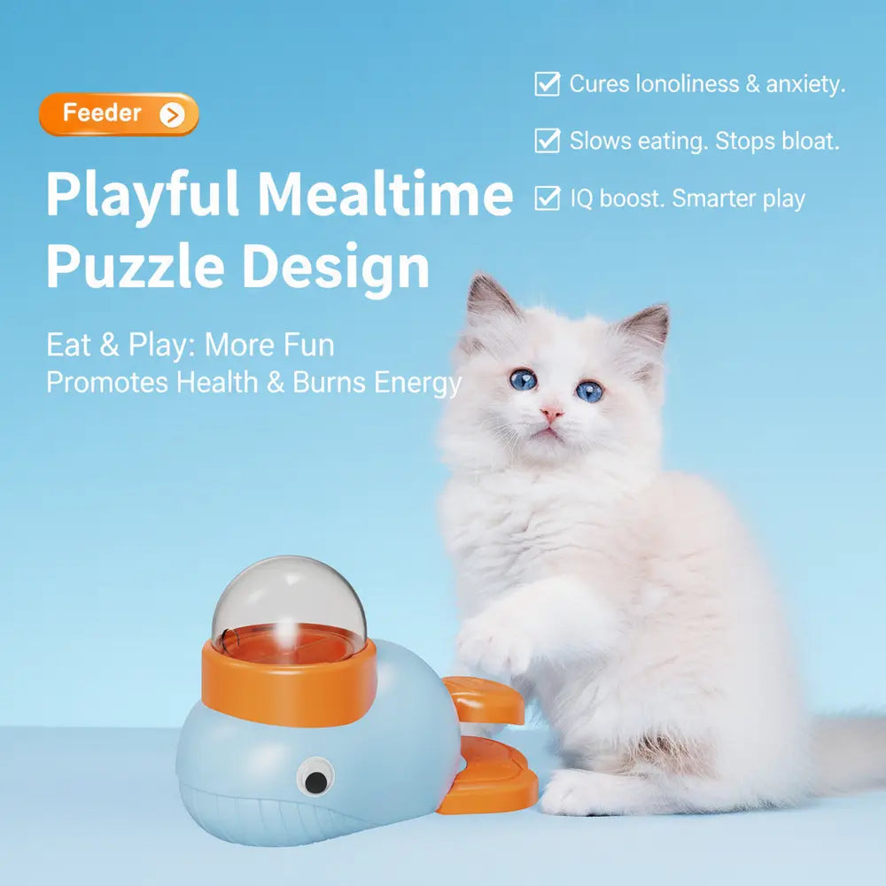 Duck Puzzle Feeder for Playful Mealtimes - -Viva Essence Pet